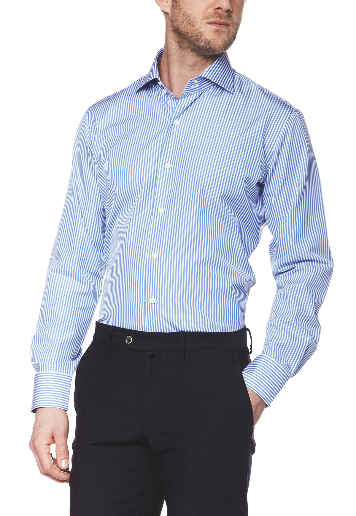 chemise-homme-manches-longues-coupe-ajustee-col-napoli-popeline-bleu-moyen-raye-coton-face-alain-figaret-an0589206785.jpg