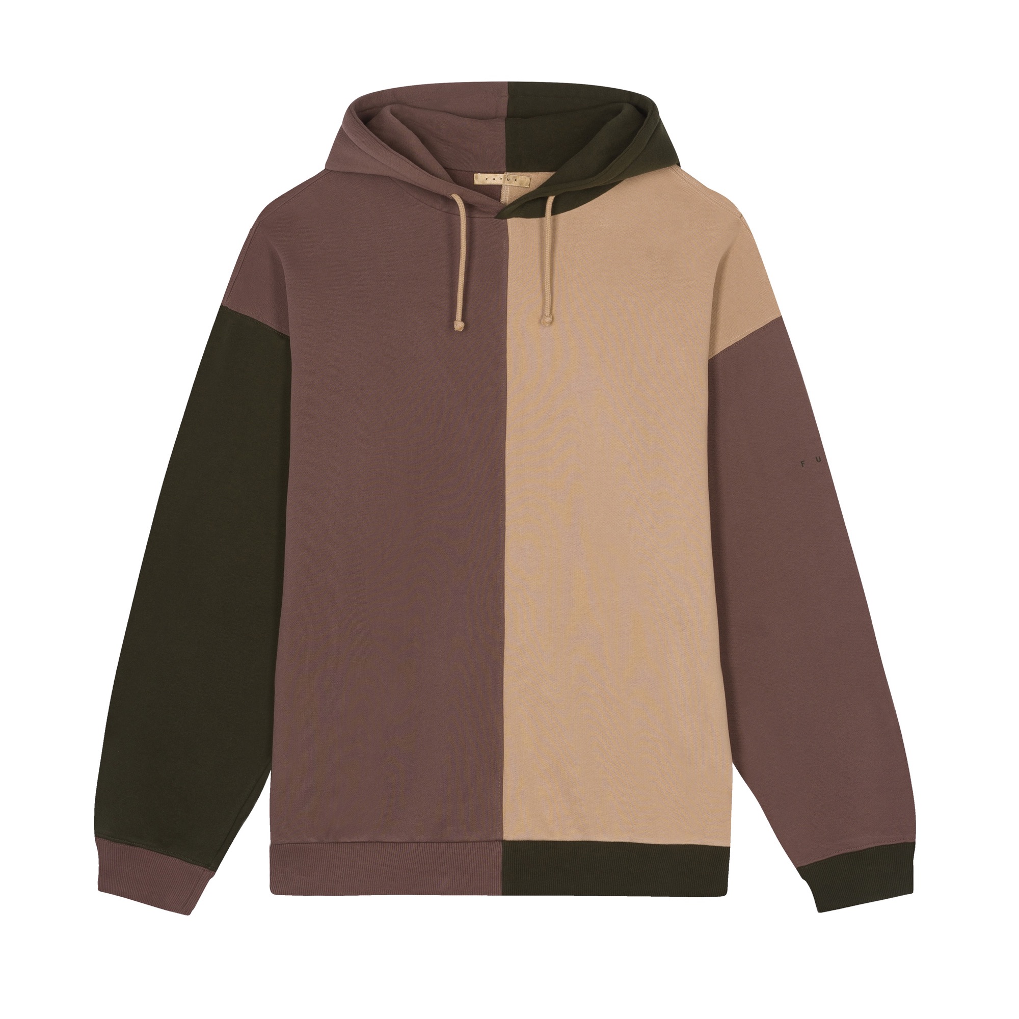 Split G Fit Hoodie-Mocca-FRONT.jpg